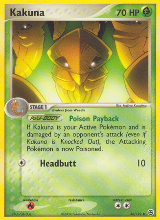 Kakuna 36/112 EX FireRed & LeafGreen