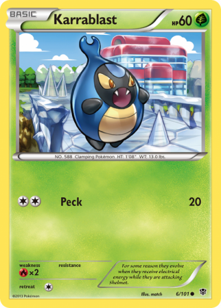 Karrablast 6/101 Black & White Plasma Blast