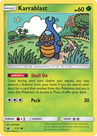 Karrablast 7/111 Sun & Moon Crimson Invasion