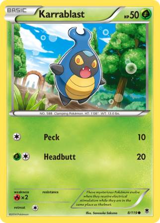 Karrablast 8/119 XY Phantom Forces