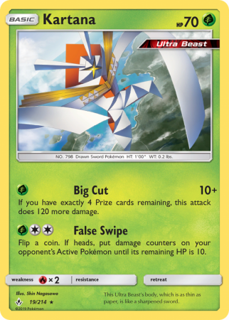 Kartana 19/214 Sun & Moon Unbroken Bonds