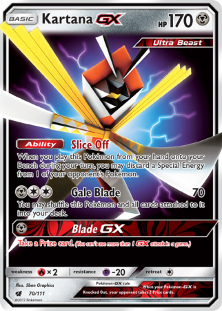 Kartana-GX 70/111 Sun & Moon Crimson Invasion
