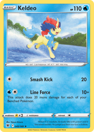 Keldeo 45/189 Sword & Shield Astral Radiance