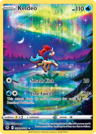 Keldeo GG07/70 Sword & Shield Crown Zenith Galarian Gallery