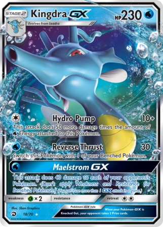 Kingdra-GX 18/70 Sun & Moon Dragon Majesty