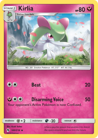 Kirlia 140/214 Sun & Moon Lost Thunder