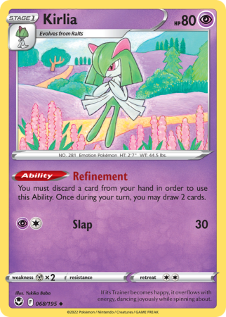Kirlia 68/195 Sword & Shield Silver Tempest