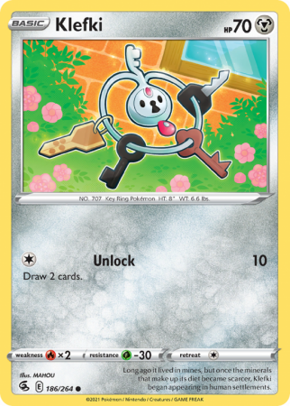 Klefki 186/264 Sword & Shield Fusion Strike