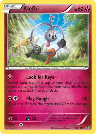 Klefki 48/108 XY Roaring Skies