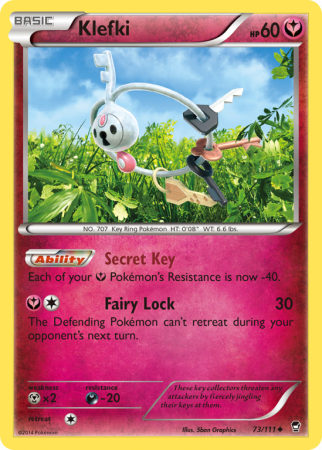 Klefki 73/111 XY Furious Fists
