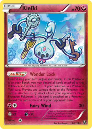 Klefki 80/114 XY Steam Siege