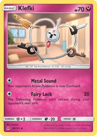 Klefki 89/131 Sun & Moon Forbidden Light