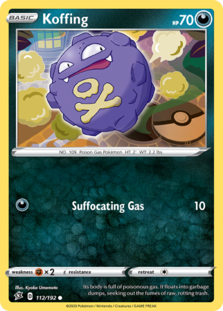 Koffing 112/192 Sword & Shield Rebel Clash
