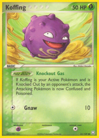 Koffing 61/109 EX Team Rocket Returns