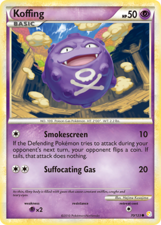 Koffing 70/123 HeartGold & SoulSilver HeartGold & SoulSilver