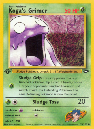 Koga's Grimer 78/132 Gym Gym Challenge