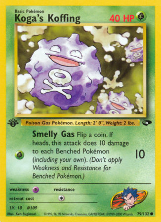 Koga's Koffing 79/132 Gym Gym Challenge
