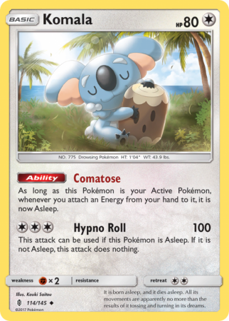 Komala 114/145 Sun & Moon Guardians Rising