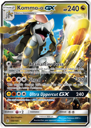 Kommo-o-GX 100/145 Sun & Moon Guardians Rising