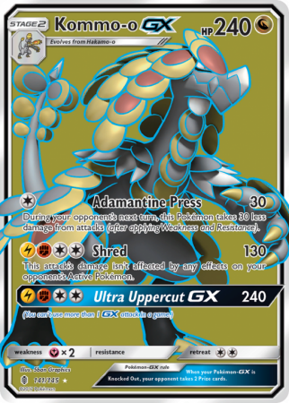 Kommo-o-GX 141/145 Sun & Moon Guardians Rising