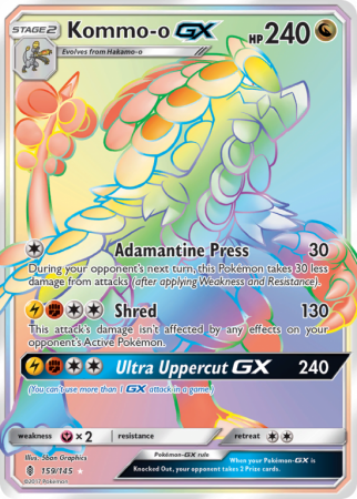 Kommo-o-GX 159/145 Sun & Moon Guardians Rising