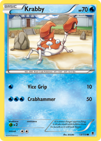 Krabby 13/119 XY Phantom Forces