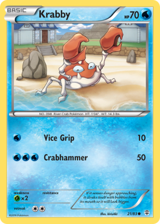 Krabby 21/115 XY Generations