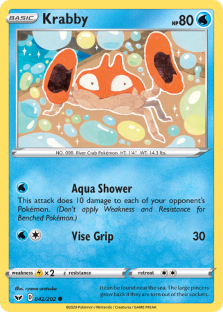 Krabby 42/202 Sword & Shield Sword & Shield