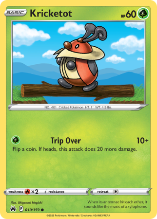 Kricketot 10/159 Sword & Shield Crown Zenith