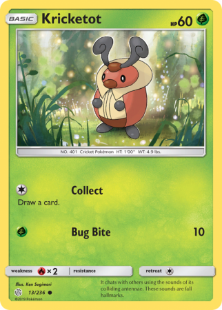 Kricketot 13/236 Sun & Moon Cosmic Eclipse