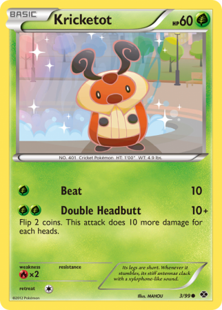 Kricketot 3/99 Black & White Next Destinies