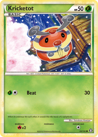 Kricketot 65/102 HeartGold & SoulSilver HS—Triumphant