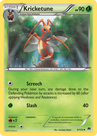 Kricketune 6/122 XY BREAKpoint