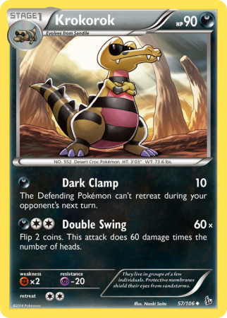 Krokorok 57/106 XY Flashfire