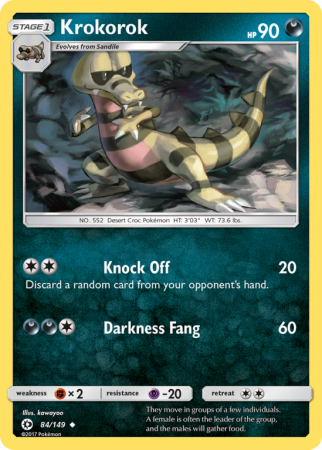 Krokorok 84/149 Sun & Moon Sun & Moon