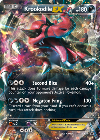Krookodile-EX XY25/183 XY XY Black Star Promos