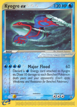 Kyogre ex 1/40 NP Nintendo Black Star Promos