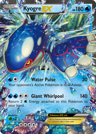 Kyogre-EX 54/160