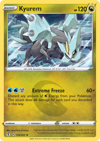 Kyurem 116/203 Sword & Shield Evolving Skies