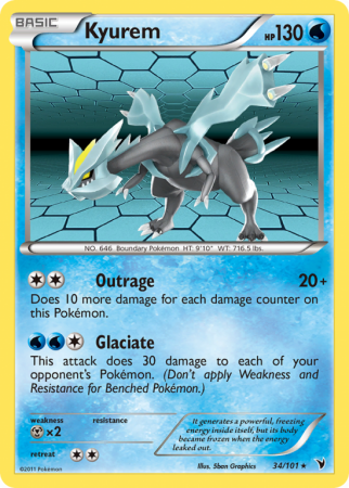 Kyurem 34/101 Black & White Noble Victories