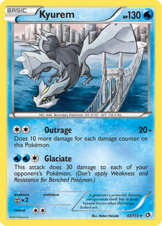 Kyurem 43/113 Black & White Legendary Treasures