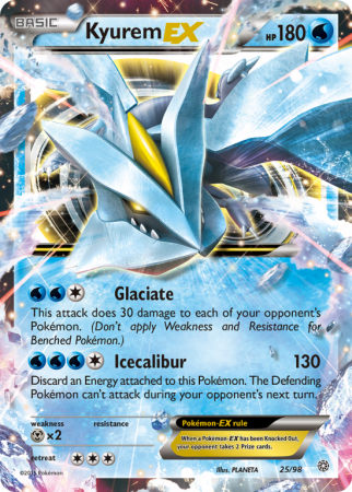 Kyurem-EX 25/98 XY Ancient Origins