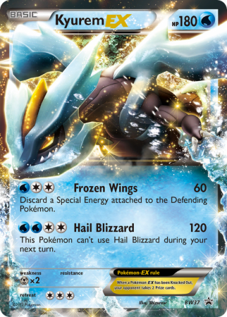Kyurem-EX BW37/101 Black & White BW Black Star Promos