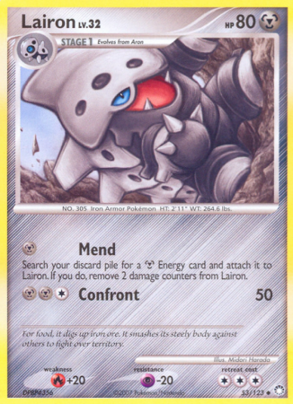 Lairon 53/123 Diamond & Pearl Mysterious Treasures