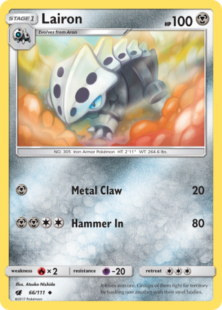 Lairon 66/111 Sun & Moon Crimson Invasion