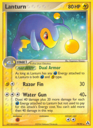 Lanturn 19/92 EX Legend Maker