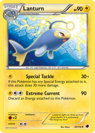 Lanturn 36/116 Black & White Plasma Freeze