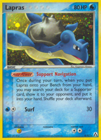 Lapras 8/92 EX Legend Maker