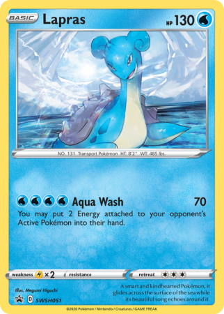 Lapras SWSH051/103 Sword & Shield SWSH Black Star Promos