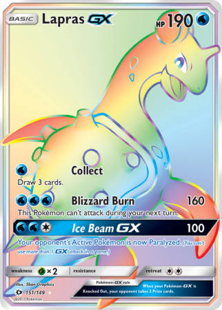 Lapras-GX 151/149 Sun & Moon Sun & Moon